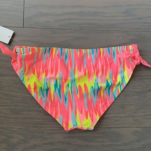 Nwt Breaking Waves Junior Printed Bikini Bottom - Picture 2 of 4